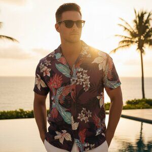 NWT Men's TRGL Button Down Shirt Size M Slim Fit